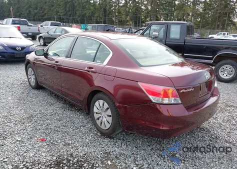 2009 Honda Accord 2.4 Lx z USA, uszkodzony, nr VIN JHMCP26359C017182